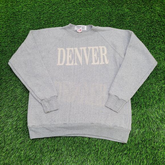 Vintage Sherry Raglan Sweatshirt Womens L/XL 21x24 Spellout - Picture 1 of 13